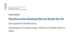 S. Riedel 2015 2 Fluchtursache Staatszerfall